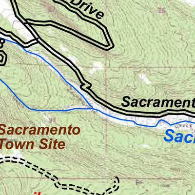 Park County Recreation & Resource Mangement Fairplay Area Mountain Bike Trails digital map