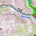 Park County Recreation & Resource Mangement Guanella Pass Area Hiking Trails digital map