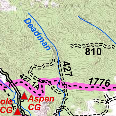 Park County Recreation & Resource Mangement Jefferson Area Mountain Bike Trails digital map