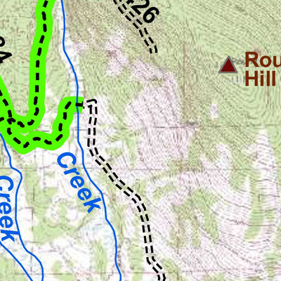 Park County Recreation & Resource Mangement Weston Pass Area Hiking Trails digital map