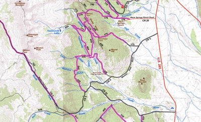 Park County Recreation & Resource Mangement Weston Pass Area Mountain Bike Trails digital map