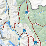 Parks Canada Banff National Park - Backcountry Trail Map digital map