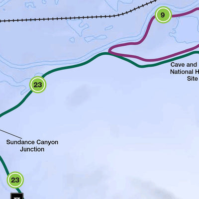 Parks Canada Banff National Park - Banff Winter Hikes digital map