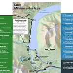 Parks Canada Banff National Park - Lake Minnewanka Day Hikes digital map