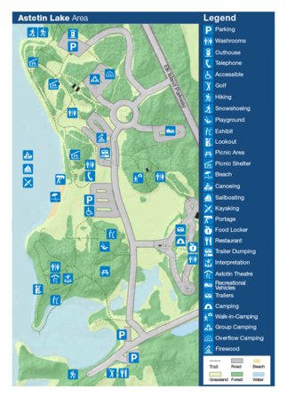 Parks Canada Elk Island National Park - Astotin Area digital map