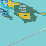 Parks Canada Gulf Islands National Park - Full Park Map digital map