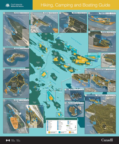 Parks Canada Gulf Islands National Park - With Insets digital map