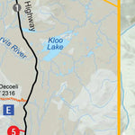 Parks Canada Kluane National Park - Trail Map digital map
