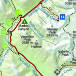 Parks Canada Kootenay National Park - Full Park Map digital map