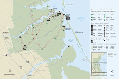 Parks Canada Kouchibouguac National Park - Full Park Map digital map