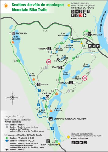 La Mauricie National Park Map by Parks Canada | Avenza Maps