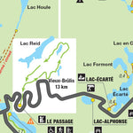 Parks Canada La Mauricie National Park - Full Park Map digital map