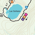 Parks Canada La Mauricie National Park - Lac-Solitaire, Ruisseau-Bouchard and Lac-du-Pimbina digital map