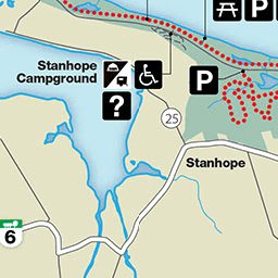 Parks Canada PEI National Park - Brackley Area Map digital map