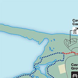 Parks Canada PEI National Park - Cavandish Area Map digital map