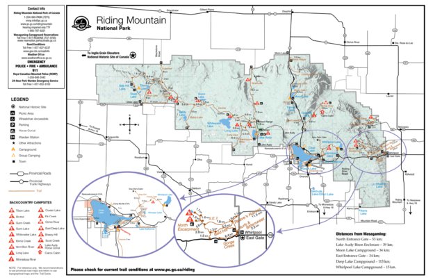 Riding Mountain National Park Map By Parks Canada | Avenza Maps