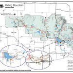 Parks Canada Riding Mountain National Park - Full Park Map digital map