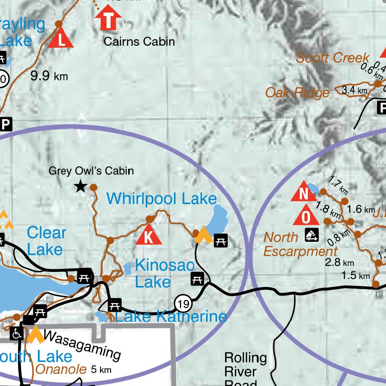 Riding Mountain National Park - Full Park Map by Parks Canada | Avenza Maps