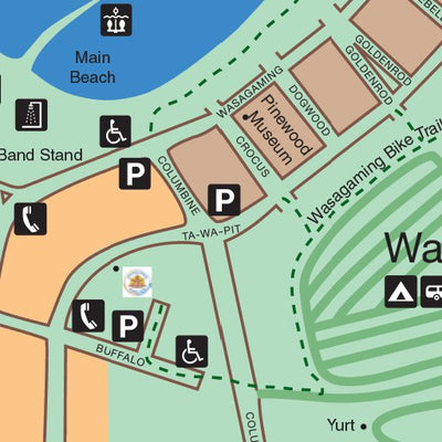 Parks Canada Riding Mountain National Park - Wasagaming and Clear Lake Area digital map