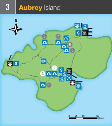 Parks Canada Thousand Islands National Park - Aubrey Island digital map