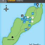 Parks Canada Thousand Islands National Park - Cedar Island digital map