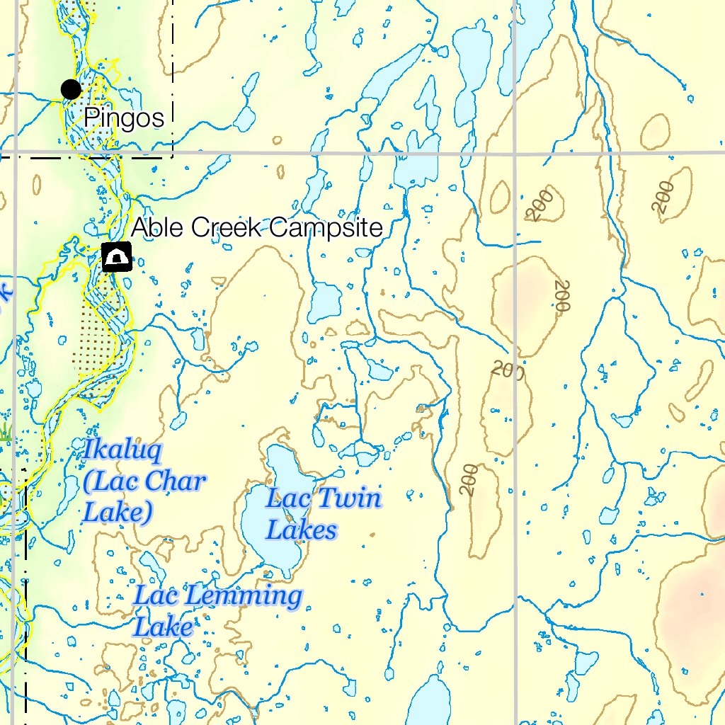 Alvik Maps Aulavik National Park Overview Map by Parks Canada - Western Arctic ...