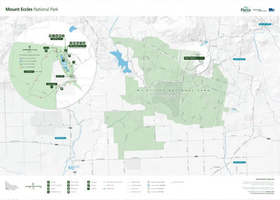 Parks Victoria Mt Eccles National Park Visitor Guide digital map
