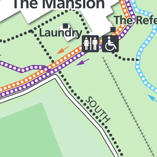 Werribee Park Visitor Guide Map by Parks Victoria Avenza Maps