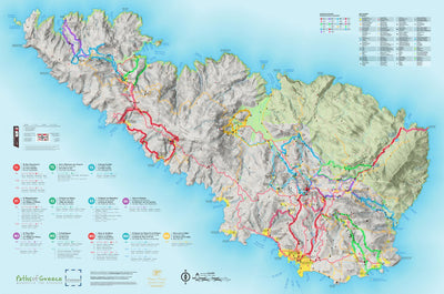 Paths of Greece TINOS TRAILS digital map