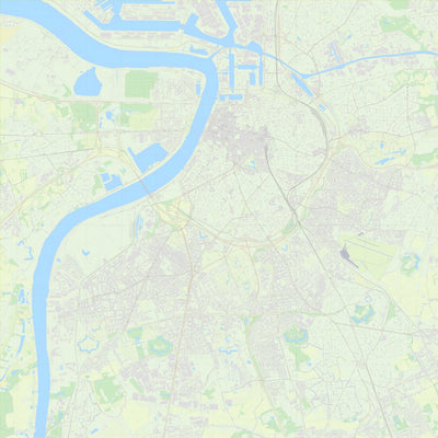 Paul Johnson - Offline Maps Antwerp Tourist Street Map digital map