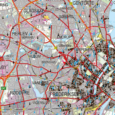 Paul Johnson - Offline Maps Denmark K100 Topographic (East) digital map