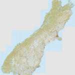 Paul Johnson - Offline Maps New Zealand 1:250K South Island digital map