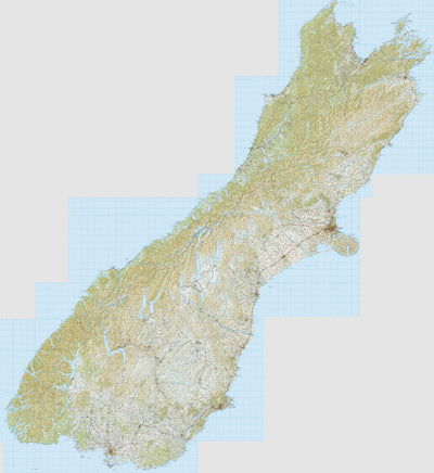 Paul Johnson - Offline Maps New Zealand 1:250K South Island digital map
