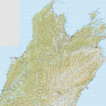 Paul Johnson - Offline Maps New Zealand 1:250K South Island (North) digital map