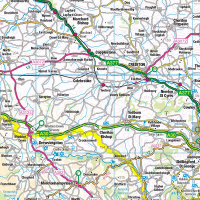 Paul Johnson - Offline Maps South West England 1:250,000 Road Atlas digital map