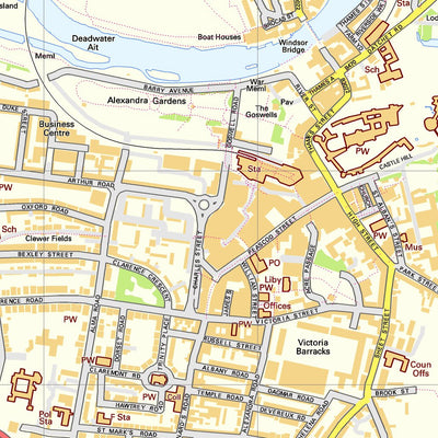 Paul Johnson - Offline Maps Windsor and Eton Street Map digital map