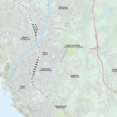 Perspective Maps Sochi digital map