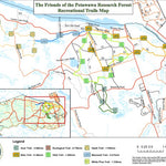 Petawawa Research Forest PRF Trails Map digital map