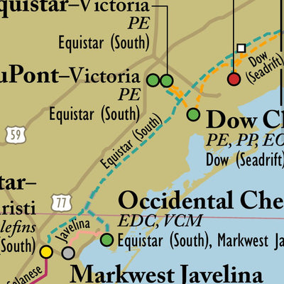 PetroChem Wire E1 Gulf Coast Ethylene Systems Overview digital map