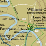 PetroChem Wire T2 Baton Rouge to New Orleans Ethane Systems digital map