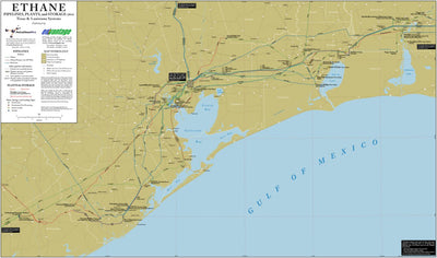 PetroChem Wire T3 Texas and Louisiana Ethane Systems digital map