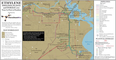 PetroChem Wire Texas-La Porte to Pasadena-A digital map