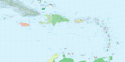 Pilot Publishing, Inc. Caribbean 2014 Travel & Aeronautical Chart digital map
