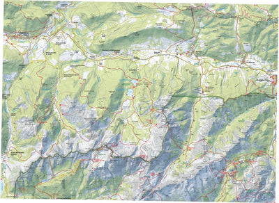 Planinska zveza Slovenije Jalovec and Mangart North 1 25.000 PZS digital map