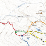 Pocket Pals Trail Maps Mt. Bierstadt Hiking/Climbing Map - Front Range 14er digital map