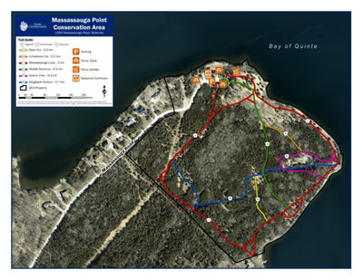 Quinte Conservation Massassauga Point Conservation Area digital map