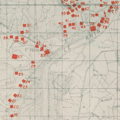 RAFAELA 1777 Ligne Maginot Fortifications 1944 - Strasbourg digital map