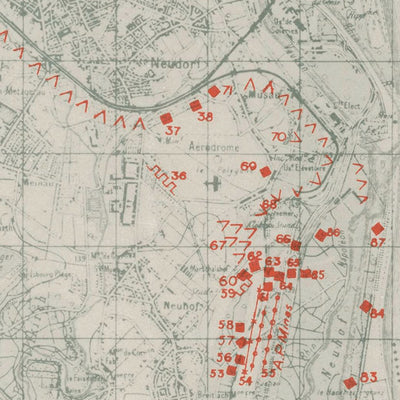 RAFAELA 1777 Ligne Maginot Fortifications 1944 - Strasbourg digital map