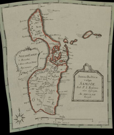 RAFAELA 1777 Samos Baltica vulgo Samsöe 1768 digital map