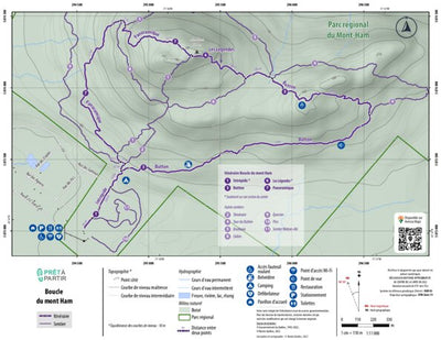 Rando Québec Prêt-à-Partir | Boucle du Mont-Ham digital map